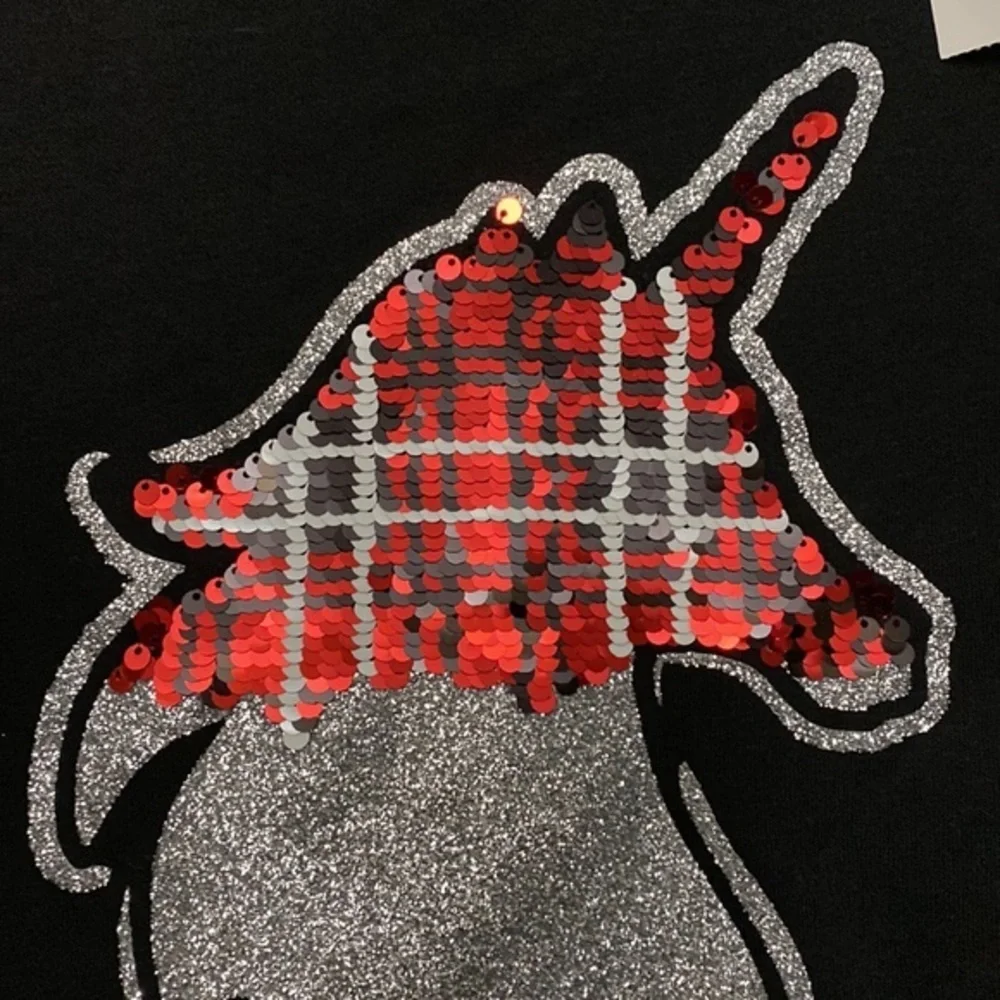 NWT Justice Girls Flippy Sweatshirt 8Y